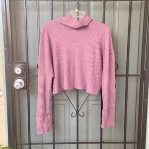 Wild Fable Turtleneck Long Sleeve Crop
